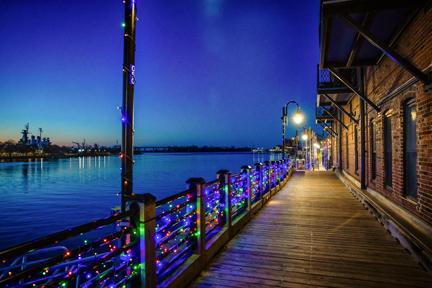 Downtown Holiday Lights Wilmington